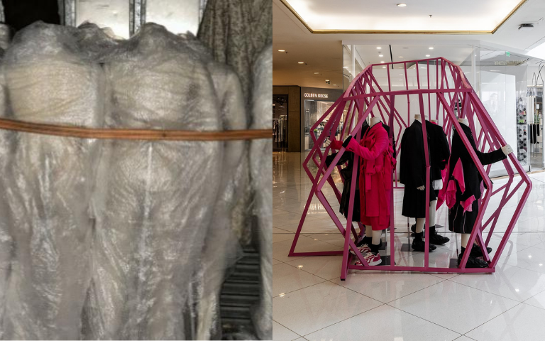 transporte aéreo de moda