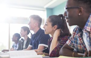 Students in classroom during lesson