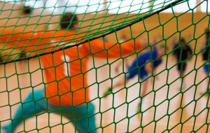 Handball Goalkeeper in Action